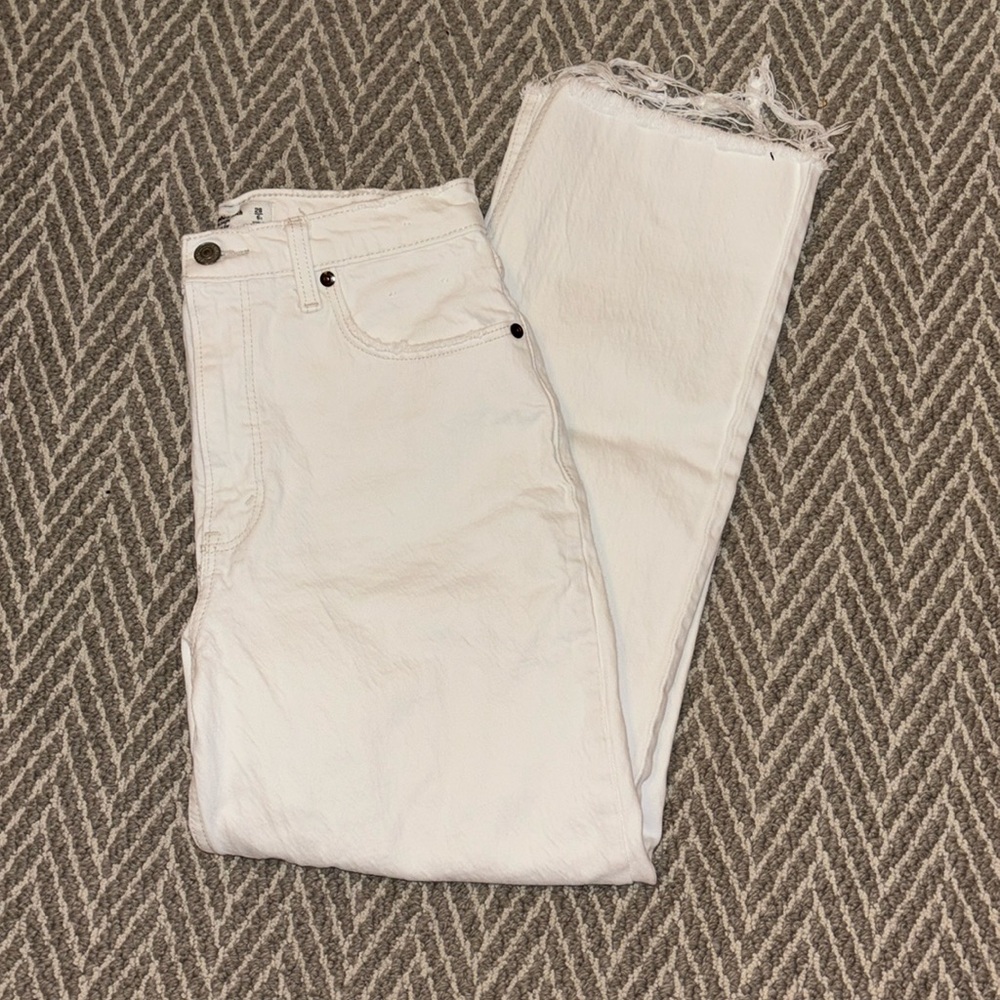 Abercrombie White Jeans